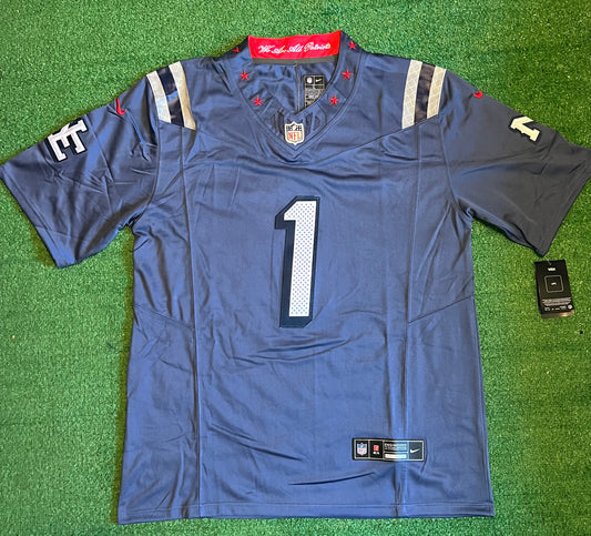 NEW ENGLAND PATRIOTS AJ BROWN RIVALRY JERSEY