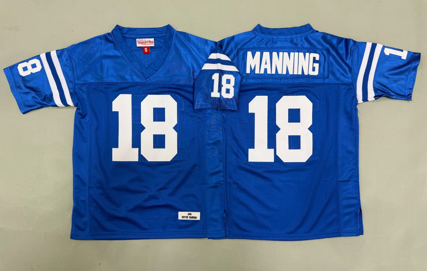 INDIANAPOLIS COLTS PEYTON MANNING BLUE VINTAGE JERSEY
