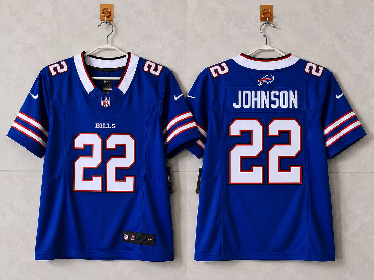 BUFFALO BILLS CJ GARDNER JOHNSON BLUE JERSEY