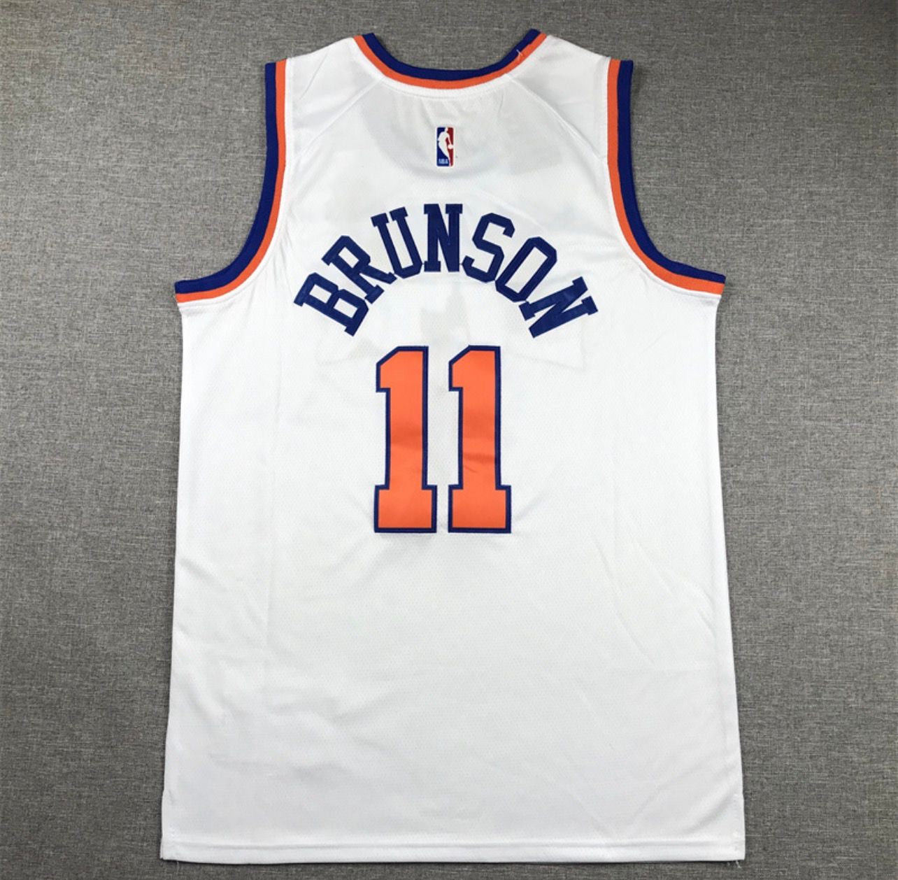 Jalen Brunson White New York Knicks Jersey