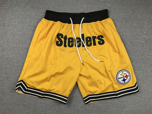 PITTSBURGH STEELERS YELLOW SHORTS