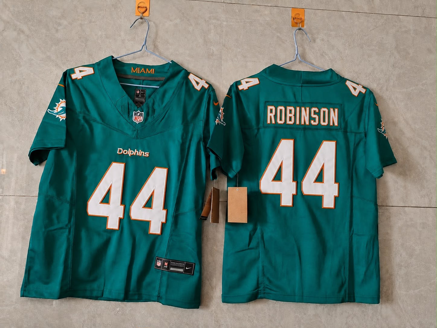 MIAMI DOLPHINS CHOP ROBINSON BLUE JERSEY