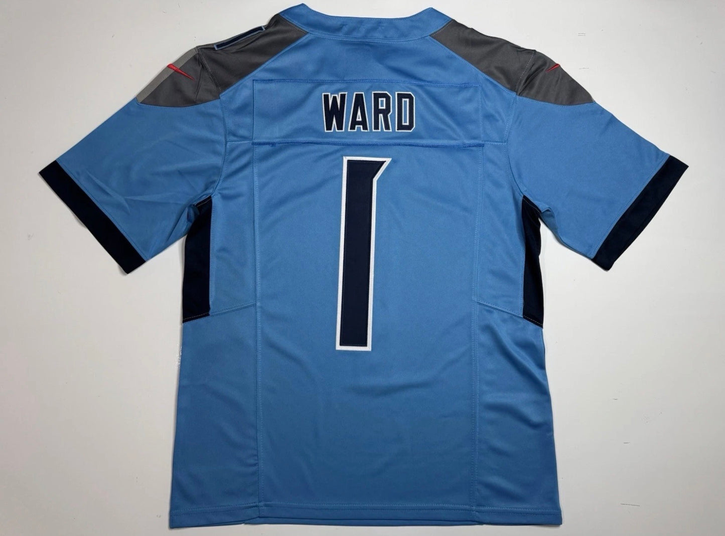 Tennessee Titans Cam Ward Blue Jersey
