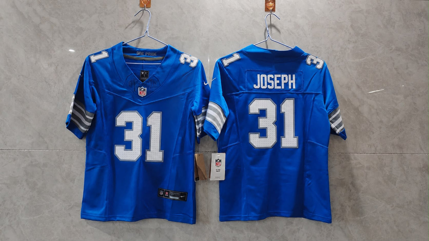 DETROIT LIONS KIRBY JOSEPH BLUE JERSEY