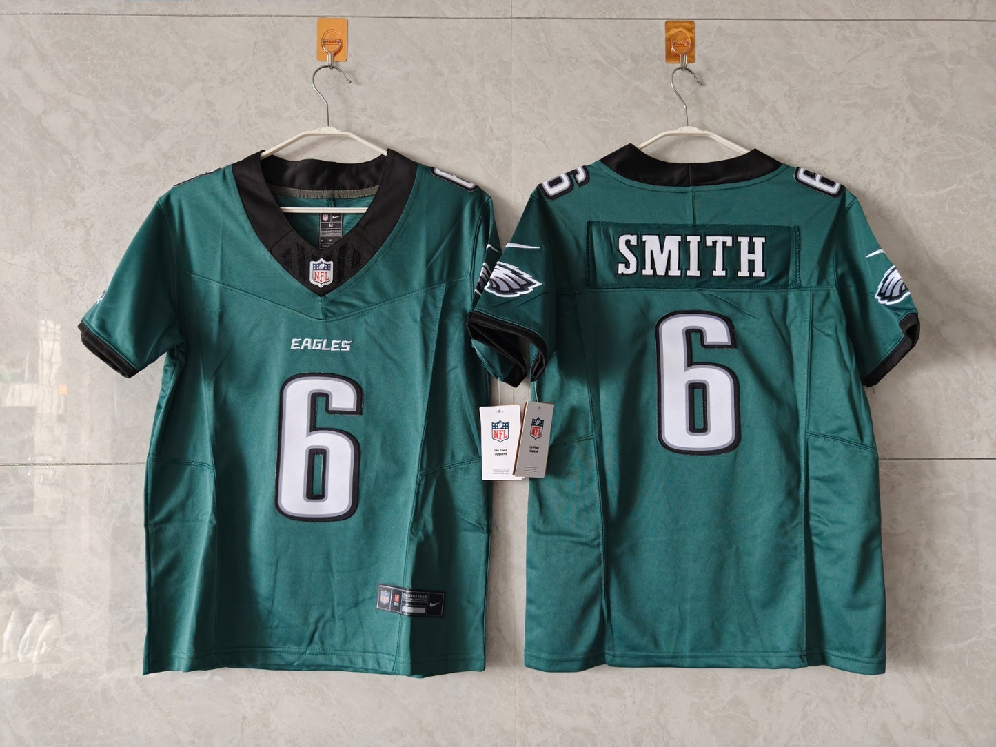 PHILADELPHIA EAGLES DEVONTA SMITH GREEN JERSEY