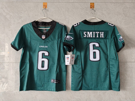 PHILADELPHIA EAGLES DEVONTA SMITH GREEN JERSEY