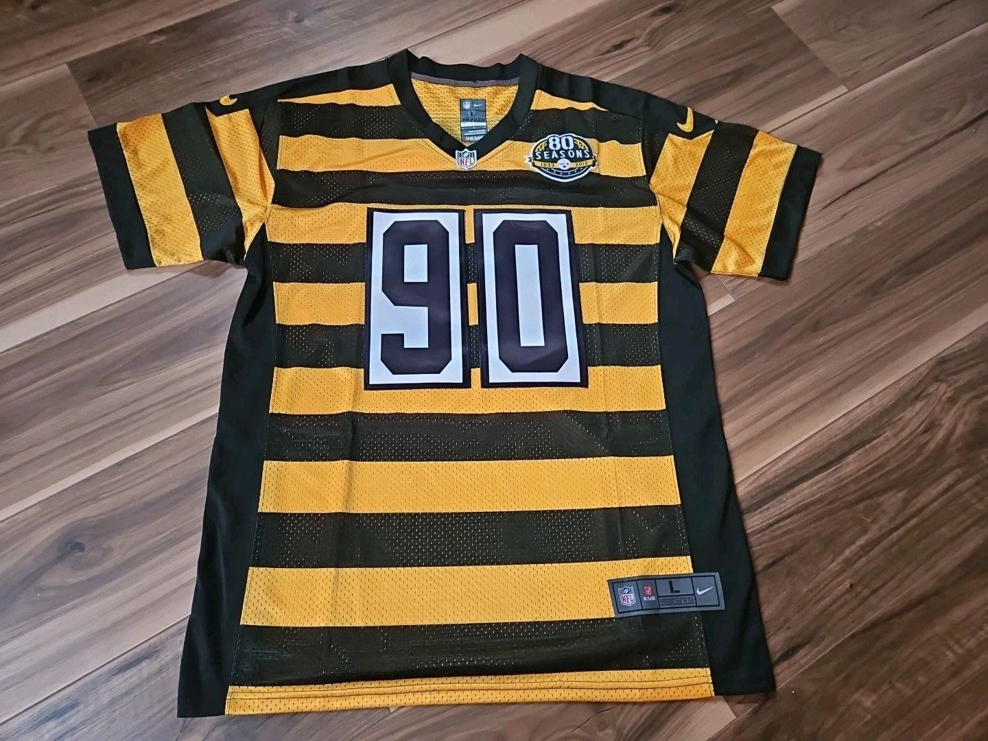 PITTSBURGH STEELERS TJ WATT YELLOW JERSEY