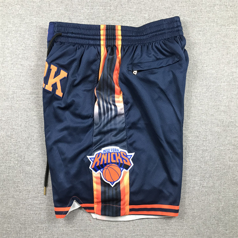 NEW YORK KNICKS BLUE SHORTS