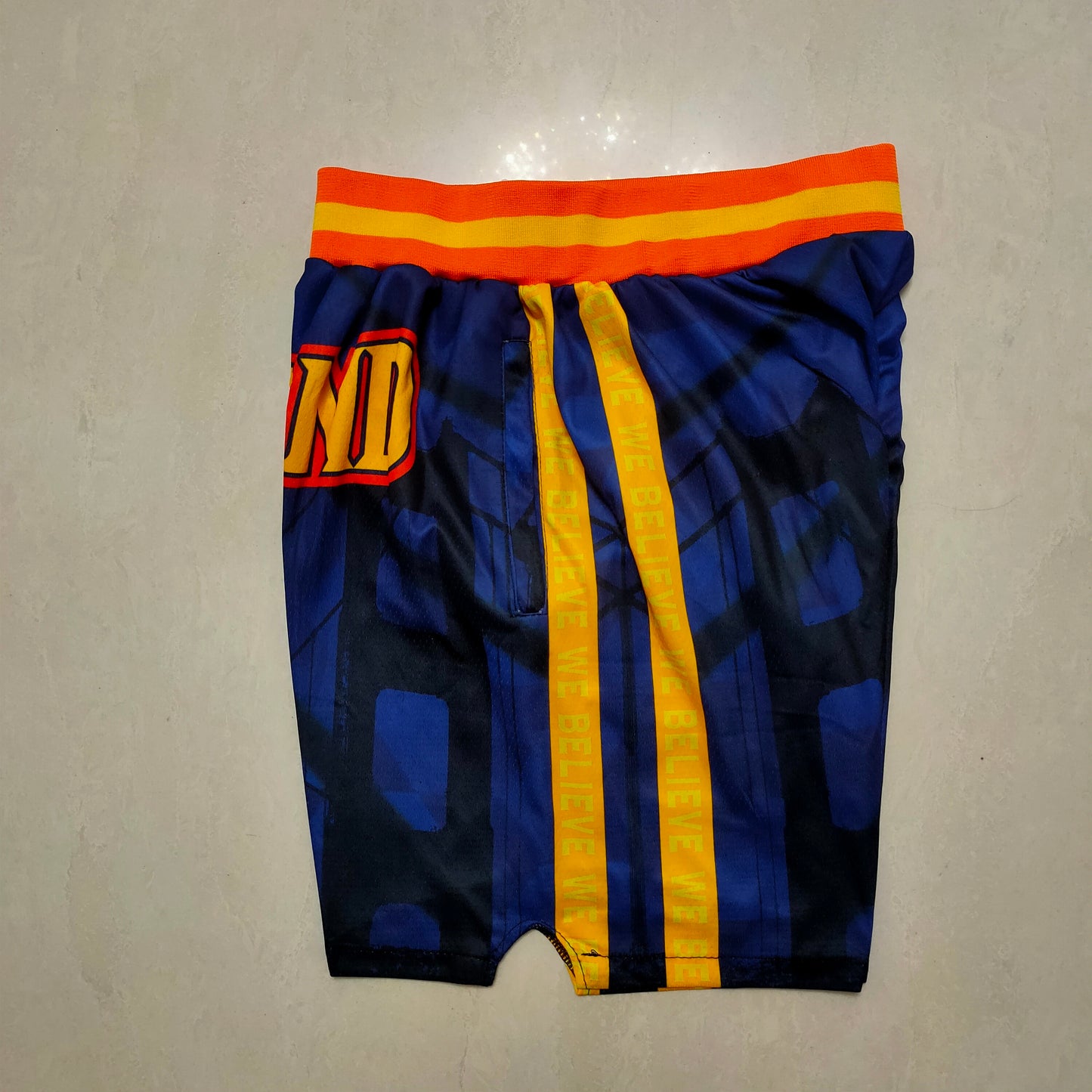 GOLDEN STATE WARRIORS BLUE SHORTS