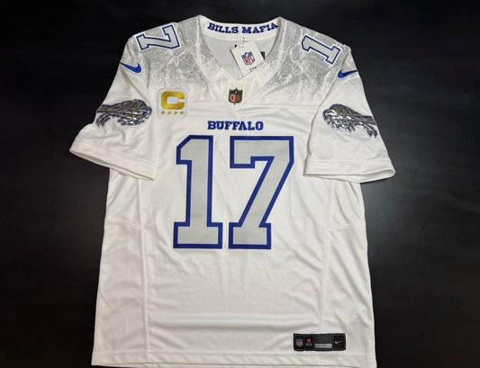 BUFFALO BILLS JOSH ALLEN RIVAL CAPTIAN JERSEY