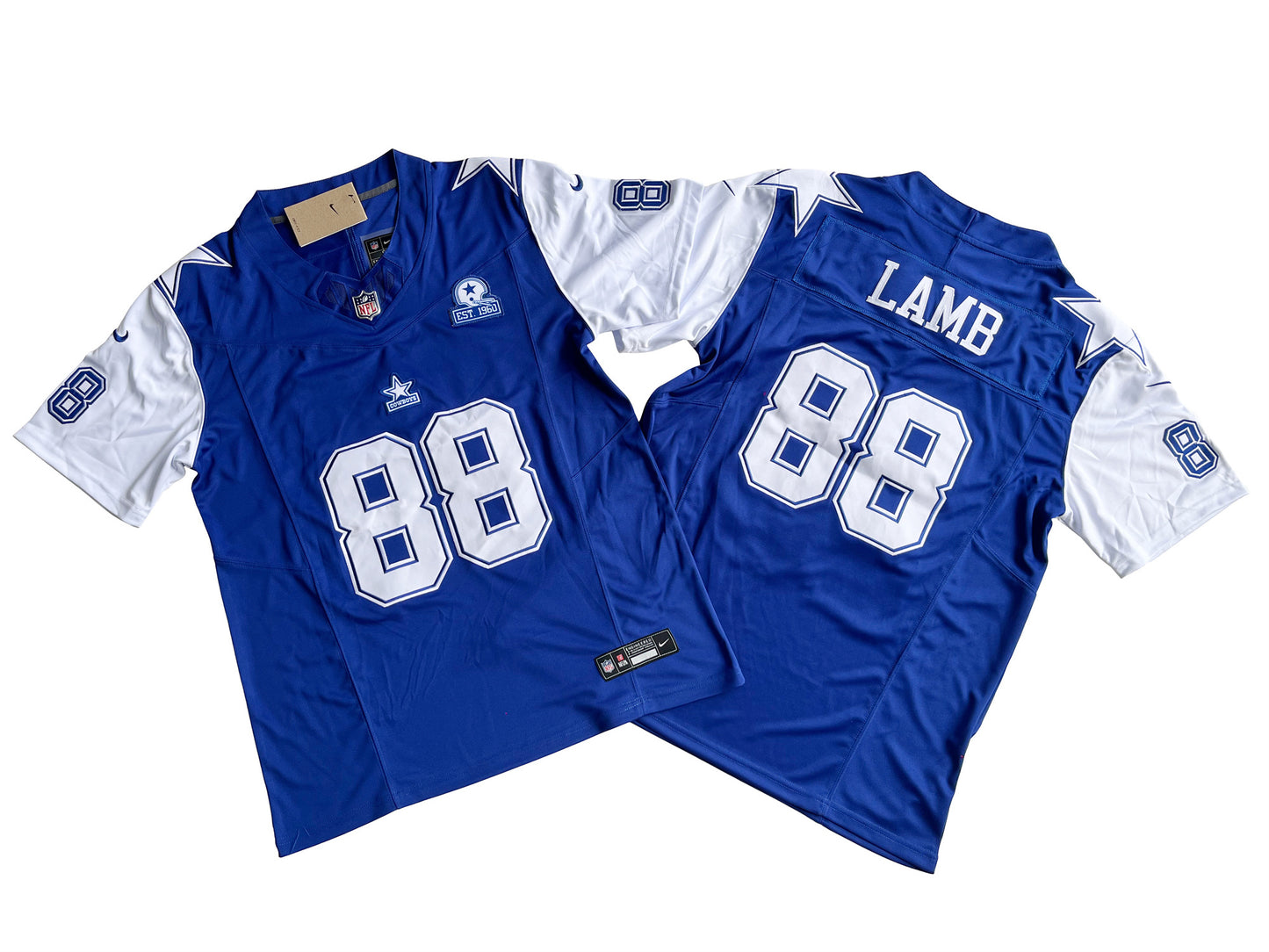 DALLAS COWBOYS CEEDEE LAMB BLUE JERSEY