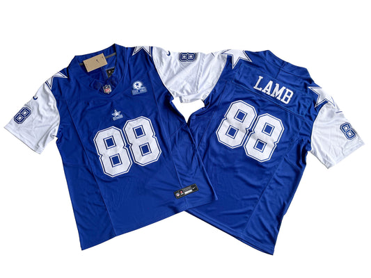 DALLAS COWBOYS CEEDEE LAMB BLUE JERSEY