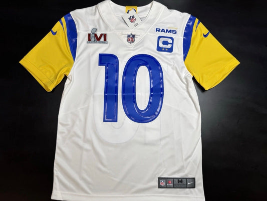 Los Angeles Rams Cooper Kupp White Super Bowl Jerseys