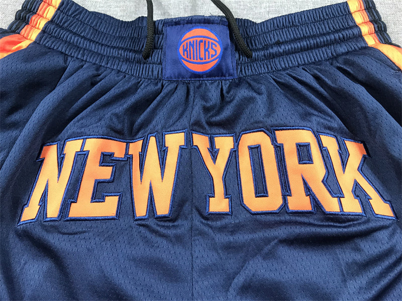 NEW YORK KNICKS BLUE SHORTS