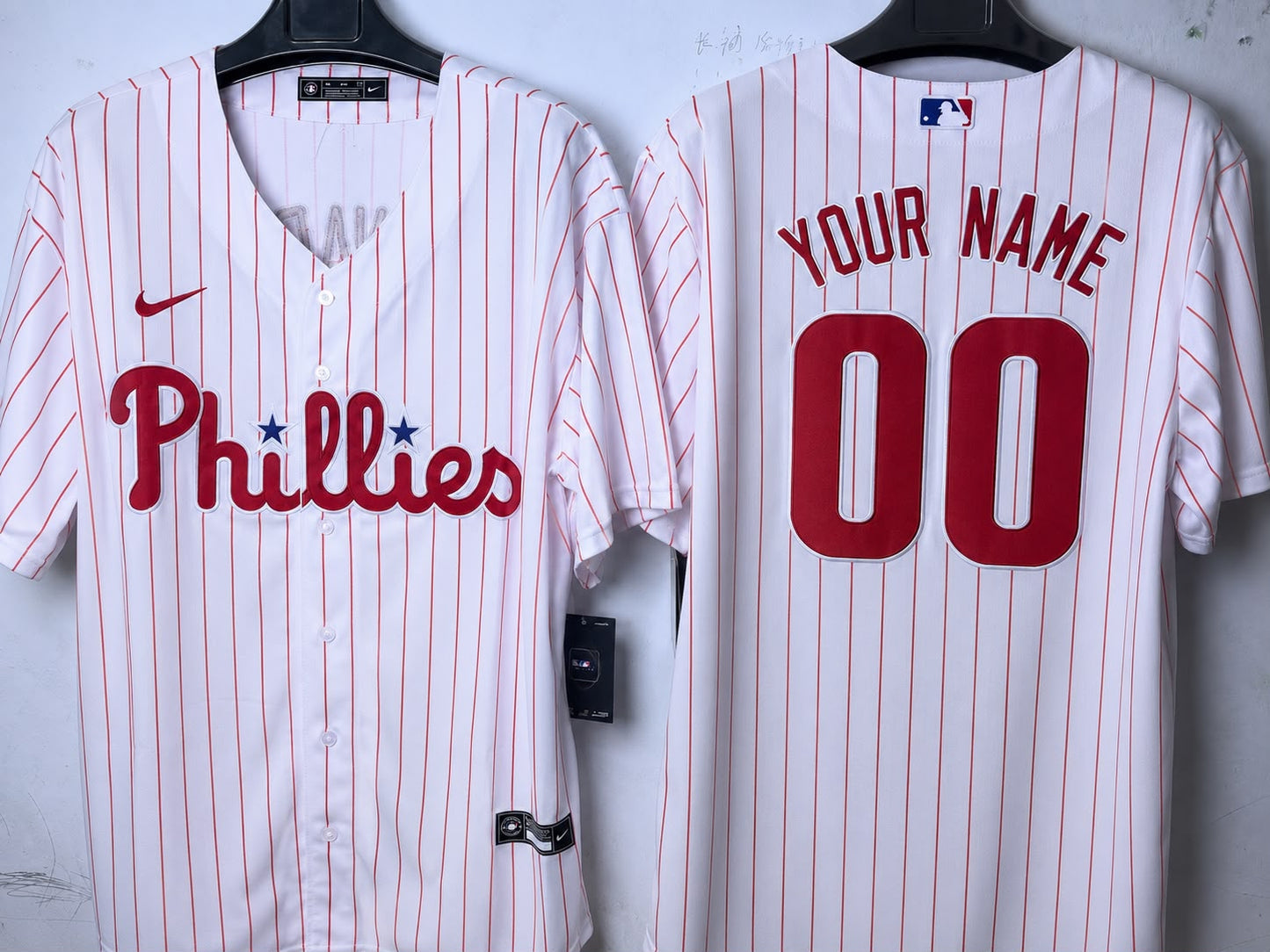 PHILADELPHIA PHILLIES CUSTOM WHITE JERSEY