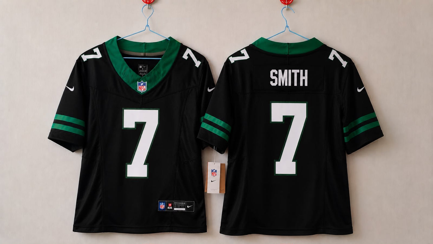 NEW YORK JETS GENO SMITH BLACK JERSEY