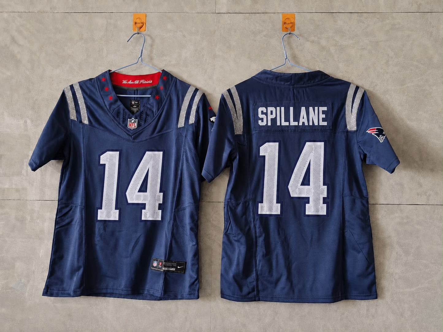 NEW ENGLAND PATRIOTS ROBERT SPILLANE RIVAL JERSEY