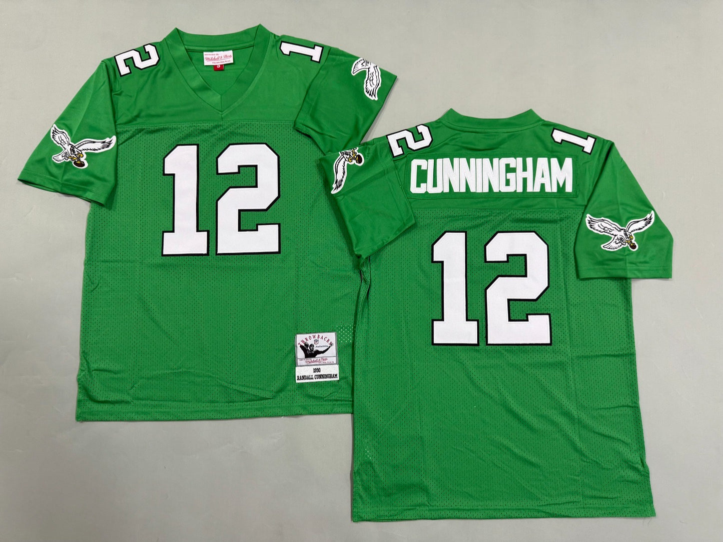 PHILIDELPHIA EAGLES RANDAL CUNNINGHAM GREEN VINTAGE JERSEY