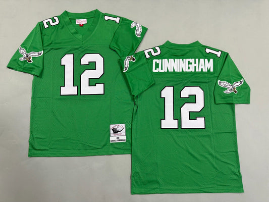 PHILIDELPHIA EAGLES RANDAL CUNNINGHAM GREEN VINTAGE JERSEY