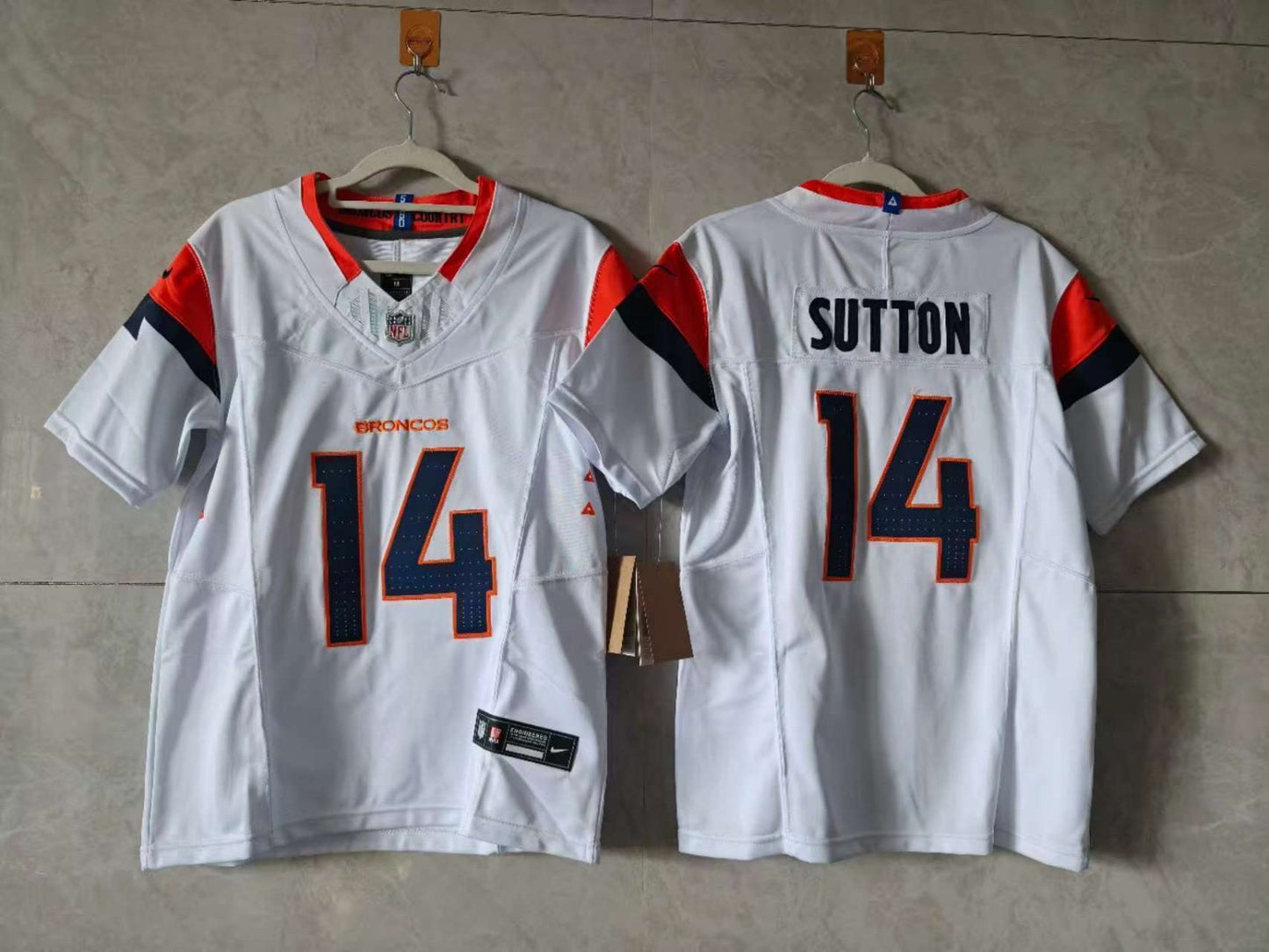 Denver Broncos Courtland Sutton White Jersey