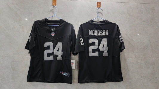 LAS VEGAS CHARLES WOODSON BLACK JERSEY