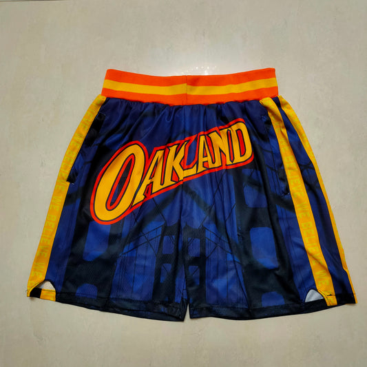 GOLDEN STATE WARRIORS BLUE SHORTS