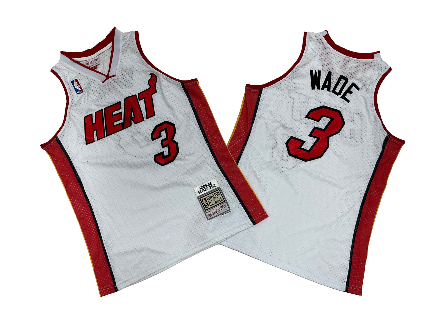 MIAMI HEAT DWAYNE WADE WHITE VINTAGE JERSEY