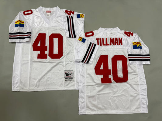 ARIZONA CARDINALS PAT TILLMAN WHITE VINTAGE JERSEY