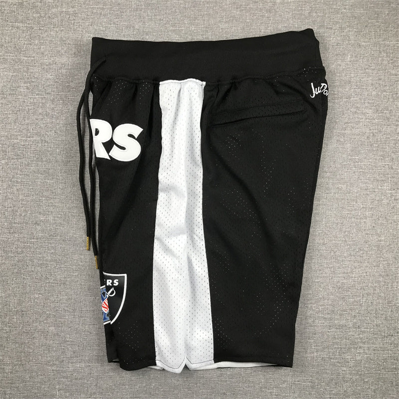 LAS VEGAS RAIDERS BLACK SHORTS
