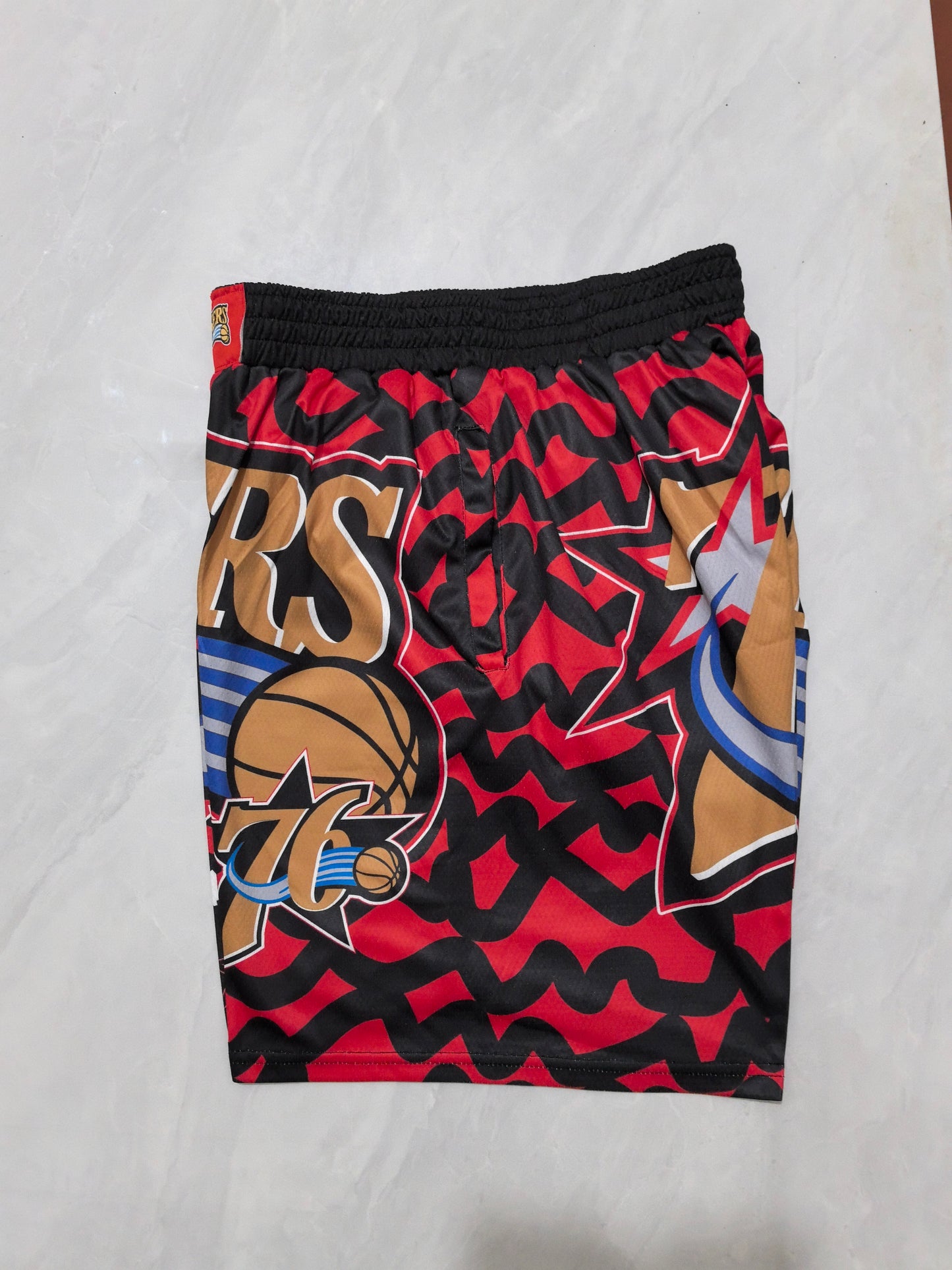 PHILIDELPHIA 76ERS RED SHORTS