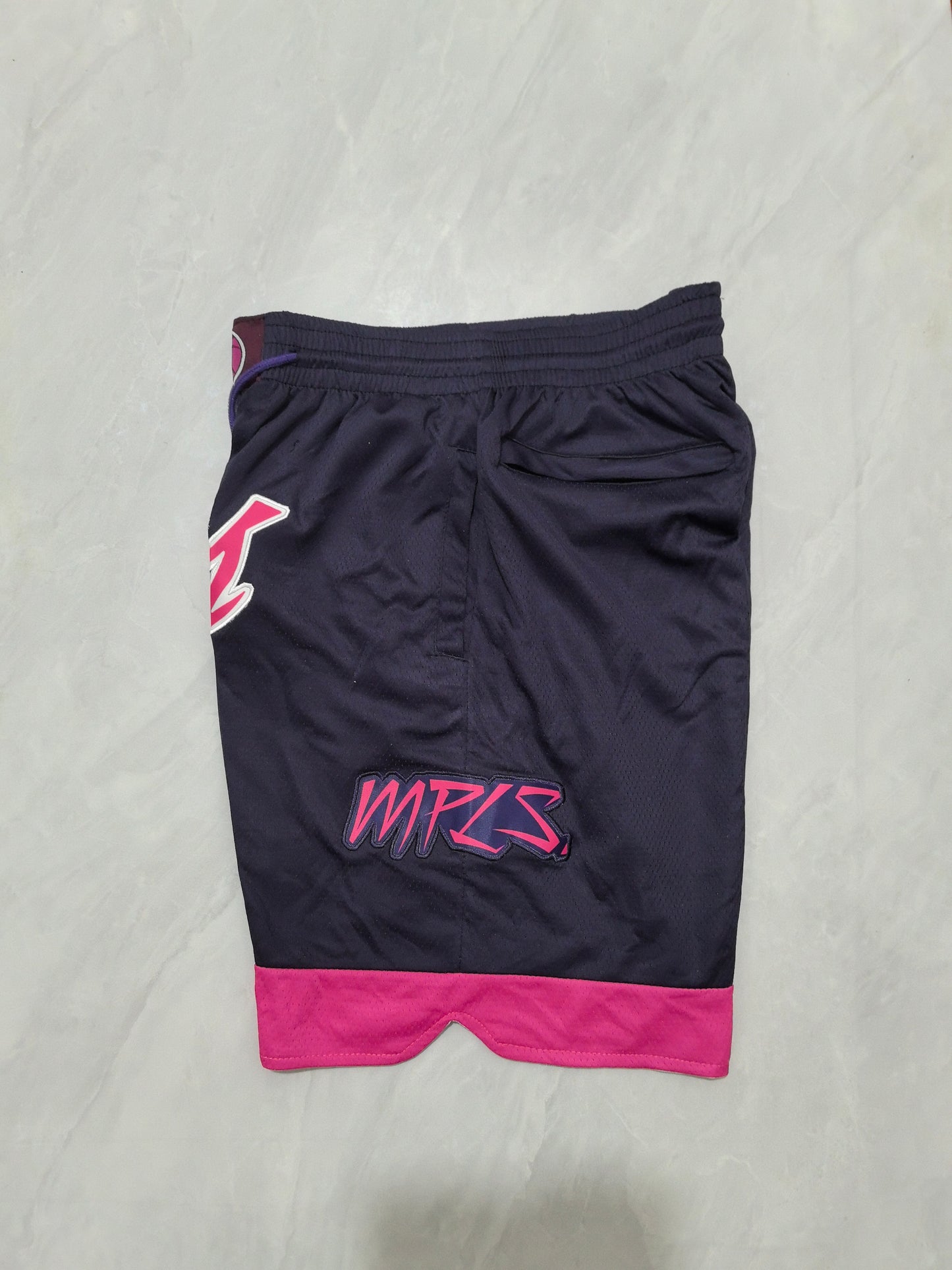 MINNESOTA TIMBERWOLVES PURPLE SHORTS