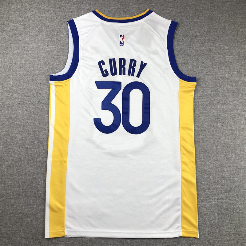 GOLDEN STATE WARRIORS STEPHEN CURRY WHITE JERSEY