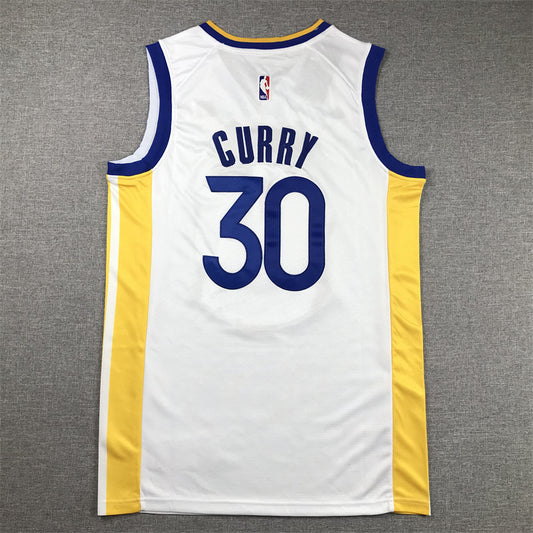 GOLDEN STATE WARRIORS STEPHEN CURRY WHITE JERSEY