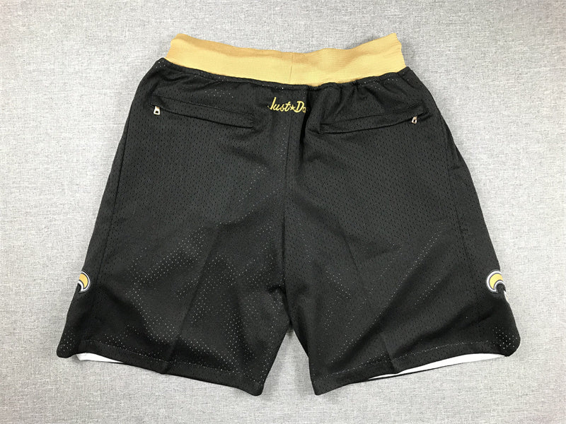 NEW ORLEANS SAINTS BLACK SHORTS