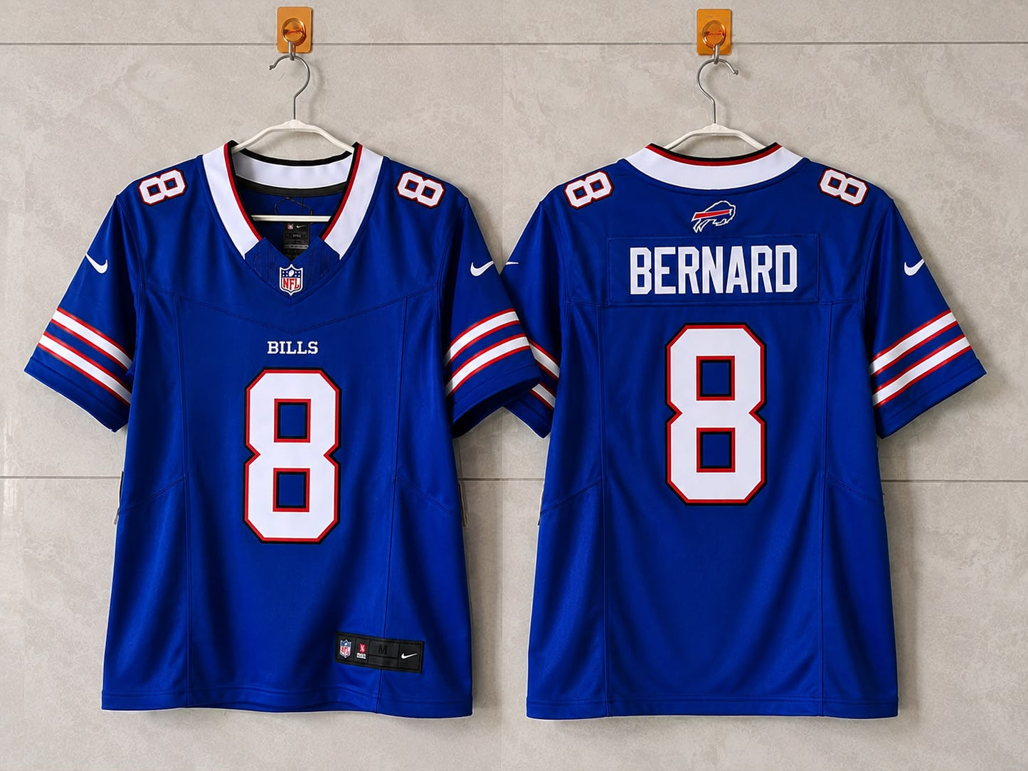 BUFFALO BILLS TERREL BERNARD BLUE JERSEY