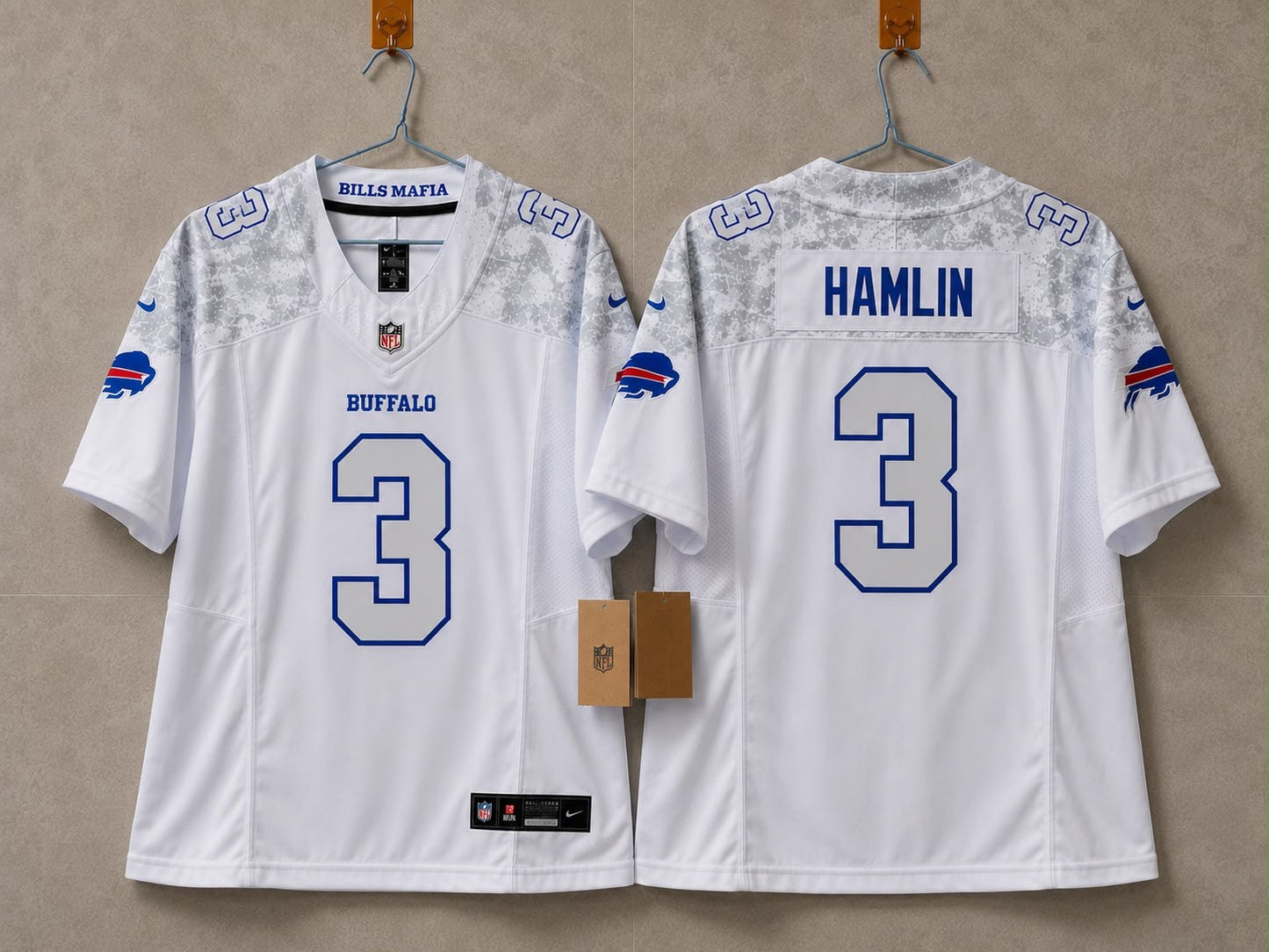 BUFFALO BILLS DAMAR HAMLIN RIVAL JERSEY