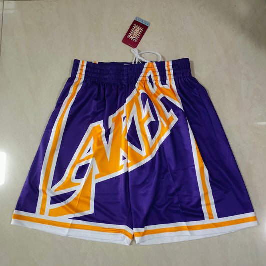 LOS ANGELES LAKERS PURPLE SHORTS