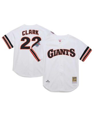 SAN FRANCISCO GIANTS WILL CLARK WHITE JERSEY