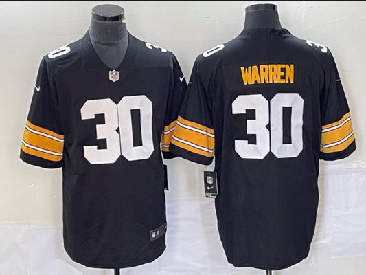 Jaylen Warren Pittsburgh Steelers Nike Game Player Jersey - Black