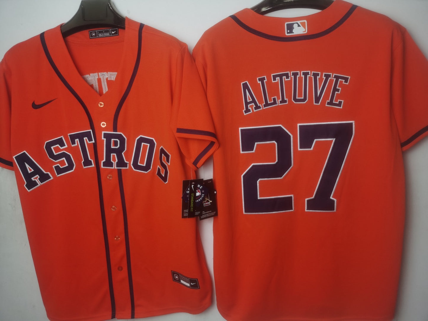 Houston Astros Jose Alruvw Orange Jersey