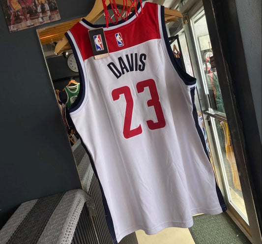 WASHINGTON WIZARDS ANTHONY DAVIS WHITE JERSEY
