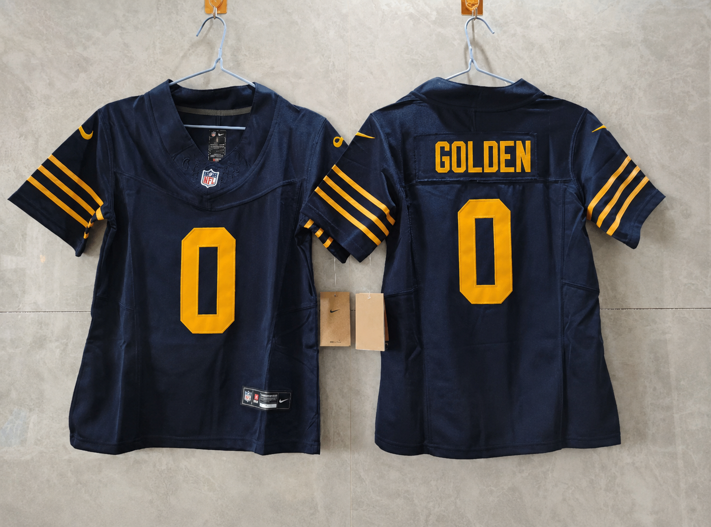 GREEN BAY PACKERS MATTHEW GOLDEN BLUE JERSEY