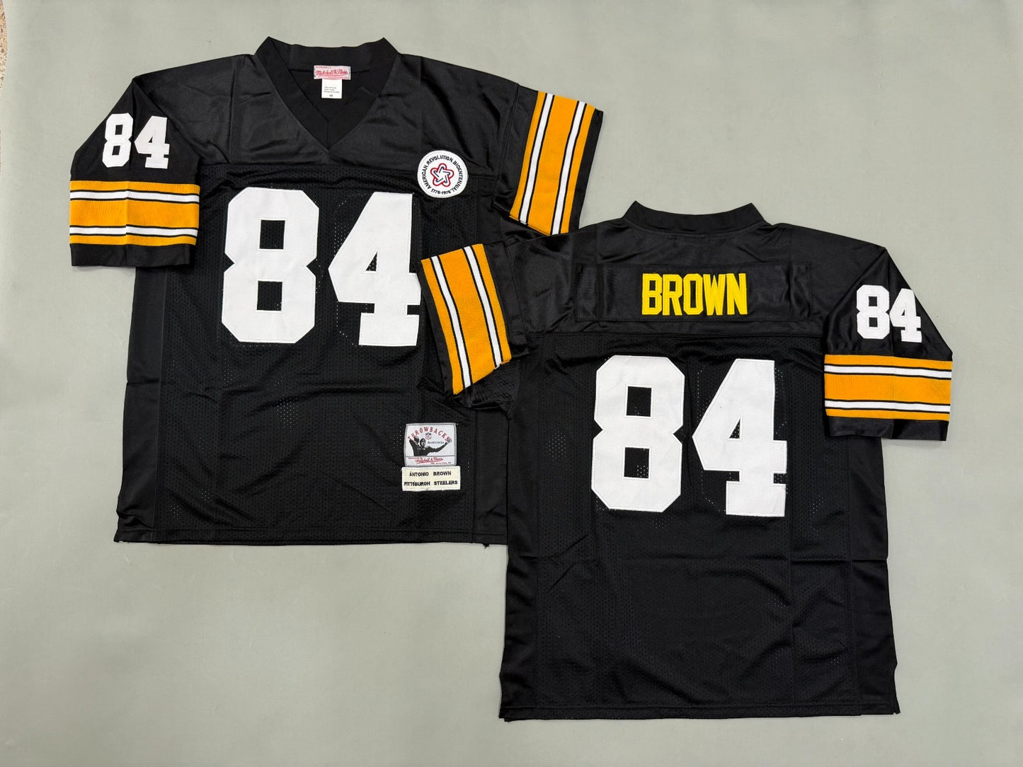 PITTSBURGH STEELERS ANTONIO BROWN BLACK VINTAGE JERSEY