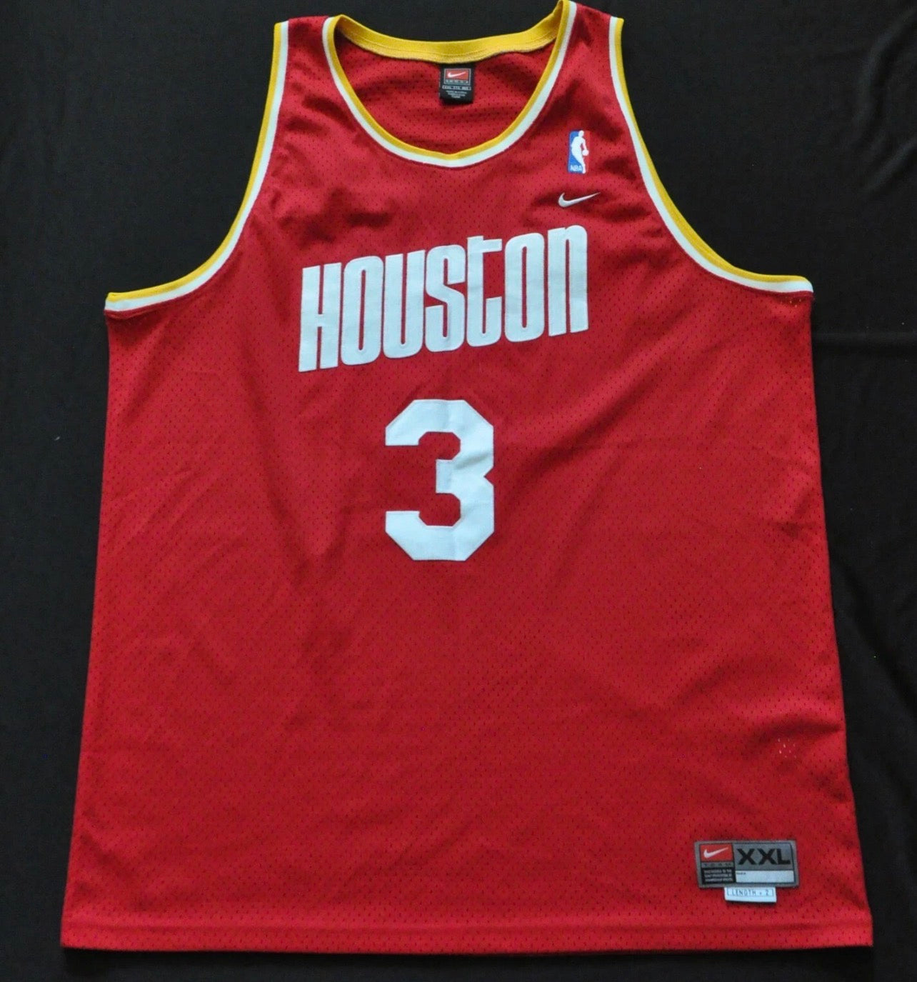 HOUSTON ROCKETS STEVE FRANCIS RED VINTAGE JERSEY