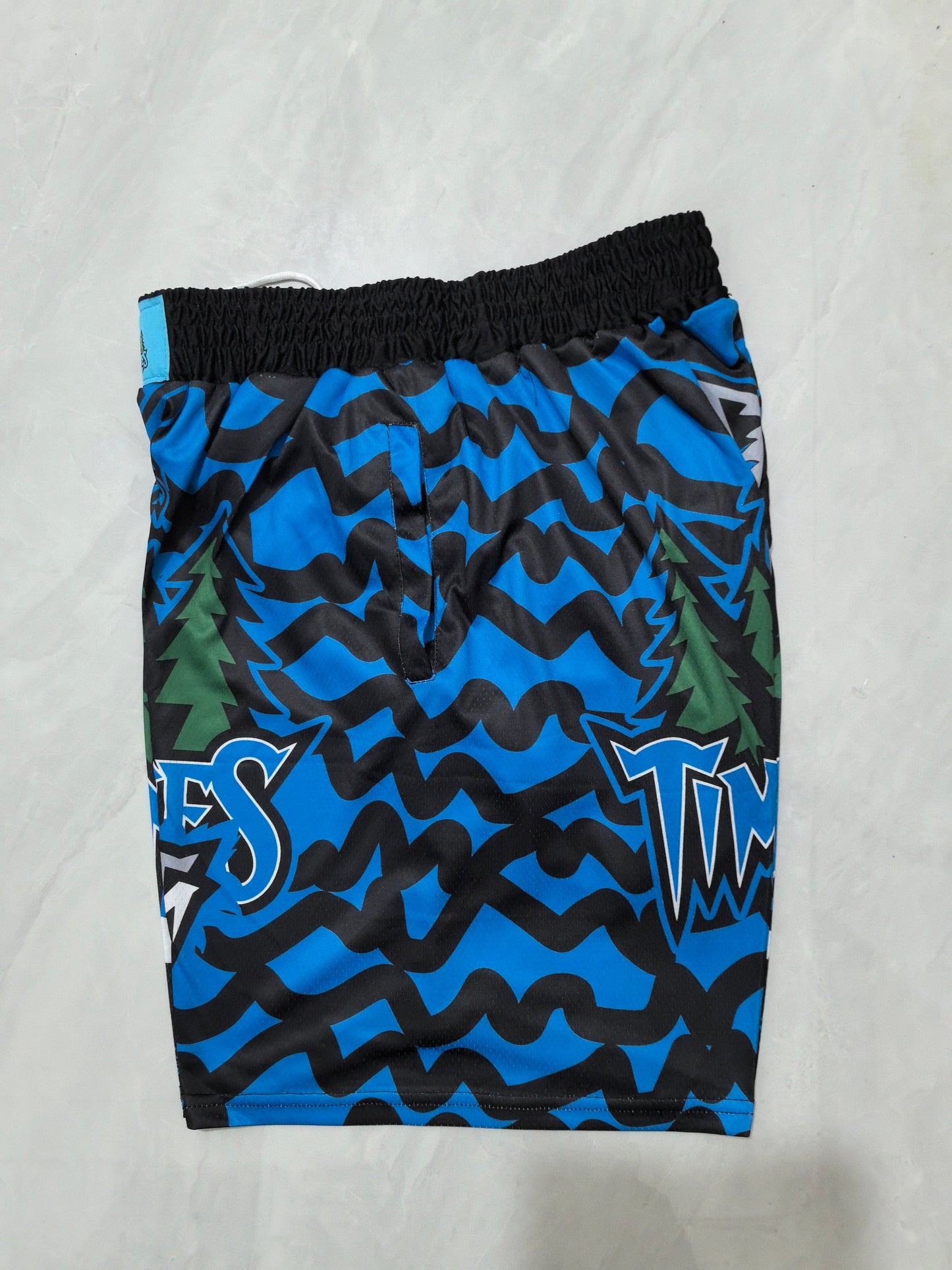 MINNESOTA TIMBERWOLVES BLUE SHORTS