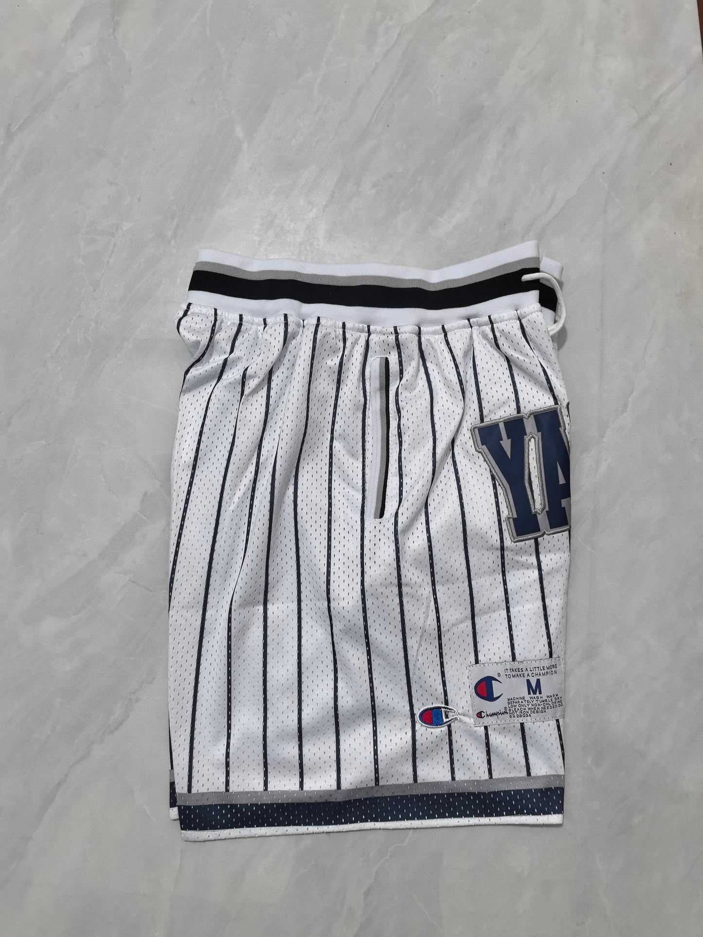 NEW YORK YANKEES WHITE SHORTS