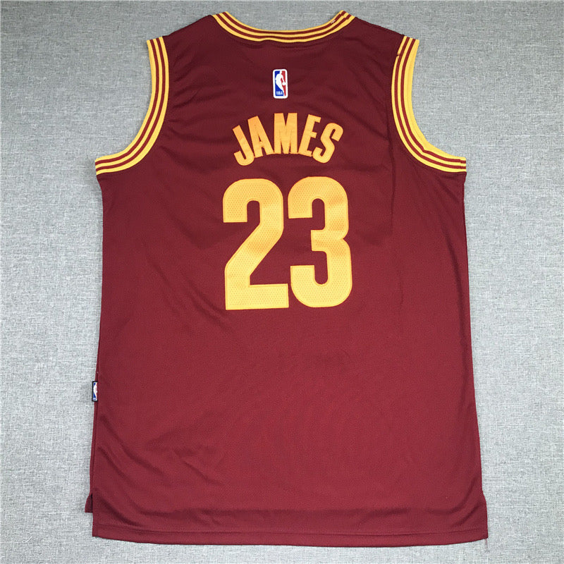 CLEVELAND CAVELIERS LEBRON JAMES MAROON VINTAGE JERSEY