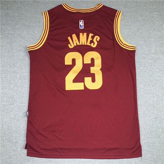 CLEVELAND CAVELIERS LEBRON JAMES MAROON VINTAGE JERSEY