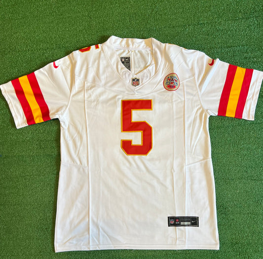 KANSAS CITY CHIEFS MANSOOR DELANE WHITE JERSEY