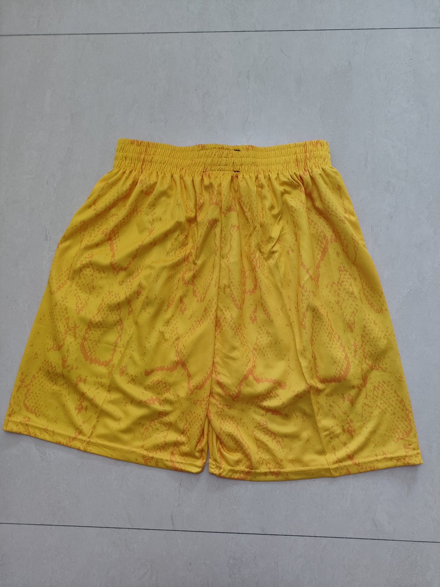 LOS ANGELES LAKERS YELLOW SHORTS